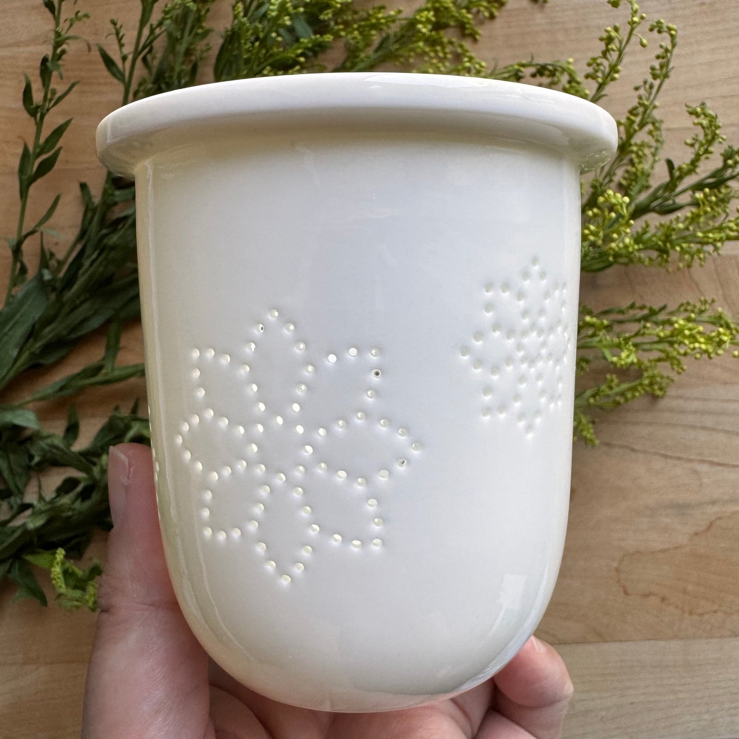 Glass Tea Mug with Ceramic Infuser