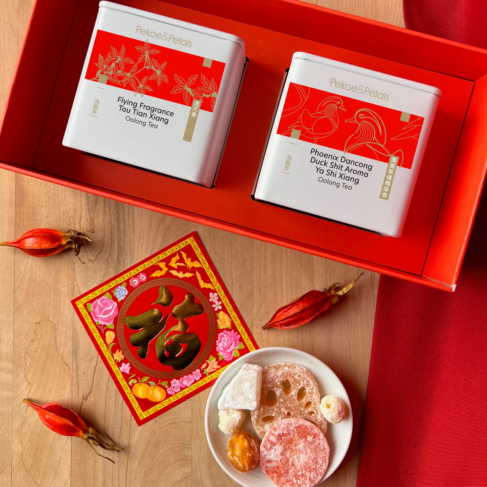 Oolong Lovers Tea Gift Set Pekoe&Petals Phoenix Dancong Duckshit Tou Tian Xiang